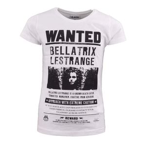 Harry Potter Beatrix Lestrange Mädchen T-Shirt – 134 / Weiß