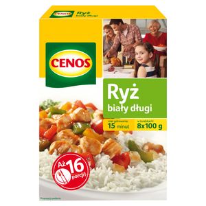 Cenos dlouhá bílá rýže 800 G (8 sáčků)