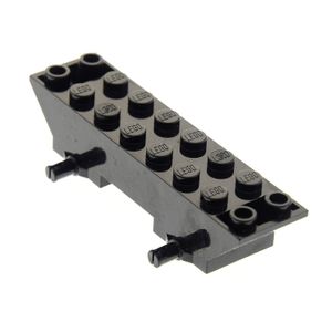 1x Lego Fahrgestell schwarz 2x8x1 1/3 LKW Unterbau Platte Chassis 30277