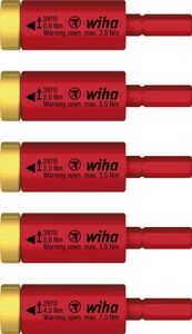 Drehmoment-Adapter-Satz VDE 5-teilig Wiha