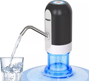 Mutto Elektrischer Wasserspender Getränkespender mit Zapfhahn und Akku für Wassergallonen Wasserflaschen und Wasserkanister, geeignet fürs Büro