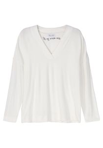 sheego by Joe Browns Damen Große Größen Oversize-Sweatshirt aus softem Feinstrick, mit kleiner Stickerei Freizeitmode feminin V-Ausschnitt Stickerei