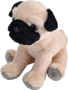 Wild Republic 25532 Lilkins Hunde Mops ca 13cm Plüsch mit Öko-Füllung
