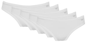 5 Stück Minislip von SPEIDEL Damen Schlüpfer Unterhose in weiß, schwarz & beige Größen 38 - 46 Größe - 44 weiß