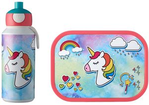 Mepal Lunch-Set (Schulbecher & Lunchbox) Campus Pop-Up Einhorn