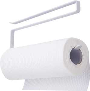 Papierhandtuchhalter Weiss Schraubbarer Unterbau-Aufhänger