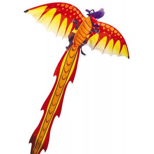 Jednoriadkový leták 3D-Dragon 102 x 320 cm oranžová / červená