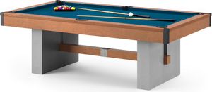 Bison Billardtisch "Loft Schiefer", Simonis 860, Tournament-Blue, 9ft (Spielfeld 254x127 cm)