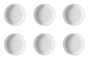 6 x Frühstücksteller 20 cm - Trend Weiß - Thomas - 11400-800001-10220 -