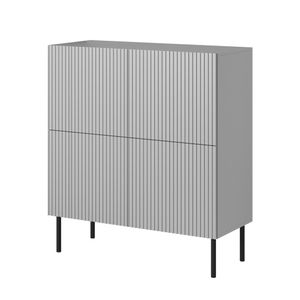 Komoda ASENSIO KM-2 100 cm světle šedá