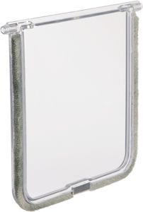Trixie Ersatzklappe für Katzentür FreeCat #3860/3862/3863/3864, 14,7x15,8 cm, weiß