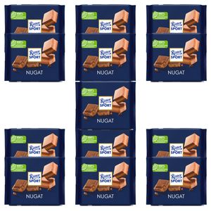 Ritter Sport Nugat Vollmilchschokolade mit Nugat Füllung 100g 13er Pack