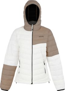 Regatta - Dámska bunda s kapucňou "Hillpack II" RG11093 (36 SK) (Blanc De Blanc/Warm Taupe)