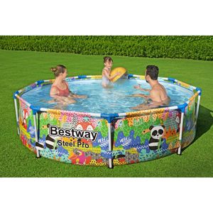 Bestway Steel Pro™ Paradise Frame Pool, rund, ohne Pumpe 274 x 66 cm