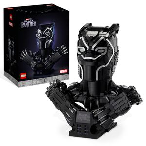 LEGO 76215 Marvel Black Panther, König T’Challa Wakanda Forerver Modellbausatz, Superheld-Helm aus der Avengers Infinity Saga, für Erwachsene als Sammlerstück