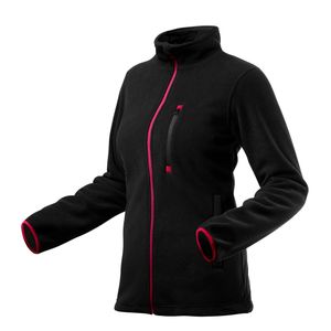 Damen Polar-Fleecejacke 300g/m², NEO schwarz XXL (44)