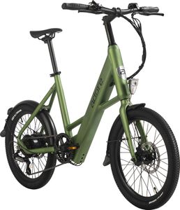 ADORE E-Citybike 20" Alu Kompaktfahrrad C-200 Compact Bike Heckmotor 45NM / 10,4Ah Metallic-Grün matt adore-bikes 181E
