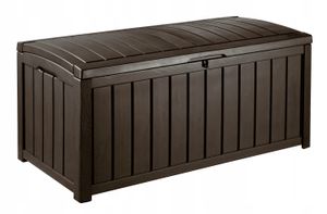 KETER 208987 Glenwood Outdoor-Truhe 128x65x61 cm 390L - Braun