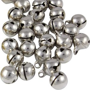 100 Stück Glöckchen Schellen Glocken aus Kupfer für Schmuck Basteln Geschenkverpackung Weihnacht Fest Dekoration, 10 mm