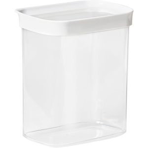 emsa Trockenvorratsdose OPTIMA rechteckig 1,6 Liter transparent/weiß