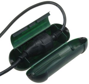 ChiliTec Sicherheits Schutzbox für Kabel IP44 grün 205 x 68 mm (Bulk)