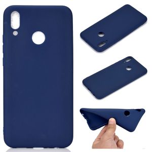 CoverKingz Handyhülle Huawei P Smart (2019) Cover Schutzhülle Silikon Case Blau