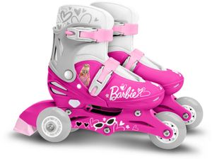 2 v 1 Brusle Barbie hardboot nastavitelné růžové/bílé velikost 27-30