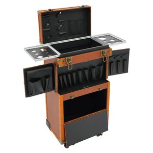 Friseurkoffer Friseurwerkzeug Organizer Friseurbox für Maniküre, Hairstylisten Friseurkoffer Friseurwerkzeug Organizer Friseurbox für Maniküre, Hairstylisten