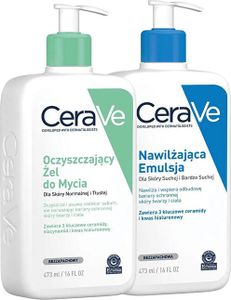 Sada čisticí mycí gel a hydratační emulze 2 x 473 ml
