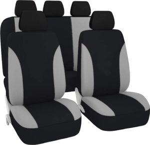 SB101 - Sitzbezug Set, für Fahrzeuge mit oder ohne Seitenairbag, Schwarz, Grau SB101 - Sitzbezug Set, für Fahrzeuge mit oder ohne Seitenairbag, Schwarz, Grau