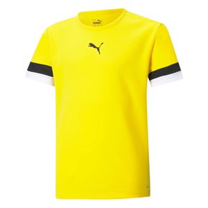 PUMA teamRISE Trainingsshirt Kinder cyber yellow/pumablack/white 164