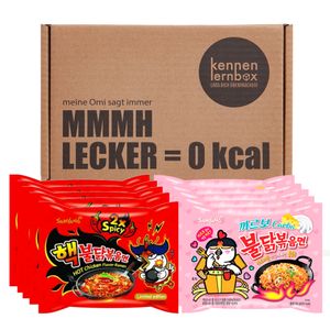 Samyang BULDAK Ramen Combo | Úvodní box | 5x Pack Carbonara & 5x Pack 2x Spicy