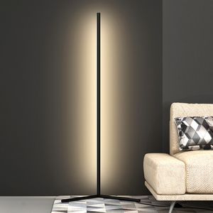 Farbwechsel LED RGB Mood Lighting Metall Wand Ecke Stehleuchte Farbe Warmes Licht (Manuelle Installation erforderlich)Höhe:100cm(Zwei Abschnitte)