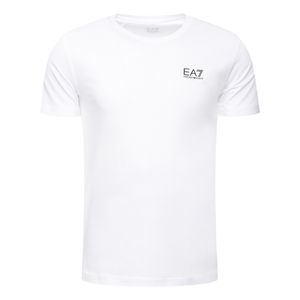 EA7 Brust-Logo T-Shirt, Weiß L