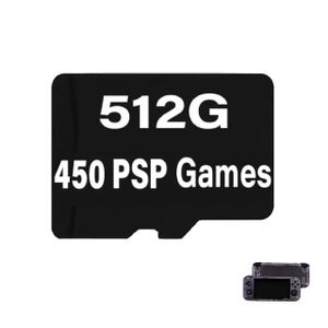 Handheld-Spielkonsole, 450 vorinstallierte Spiele, Retro-Design, 512G 450 PSP