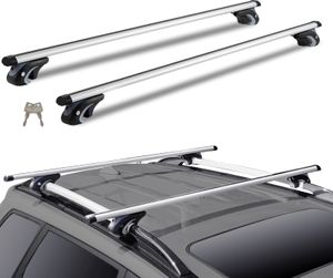 VEVOR střešní nosič 1370 x 72 x 106 mm, střešní nosič příčník 90,7 kg nosnost zábradlí nosič zavazadel auto univerzální, univerzální střešní nosič střešní nosič univerzální střešní nosič