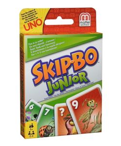 Mattel Games SKIP-BO Junior, kartová hra, detská hra, rodinná hra