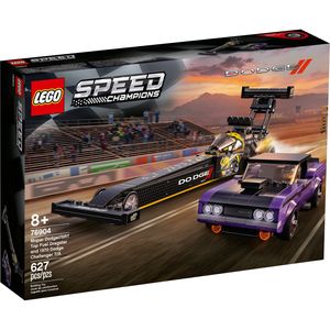 LEGO® Speed Champions 76904 Mopar Dodge//SRT Top Fuel Dragster a 1970 Dodge Challenger T/A