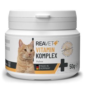REAVET Vitamin Komplex für Katzen 50g - Unterstützung der Immunkraft