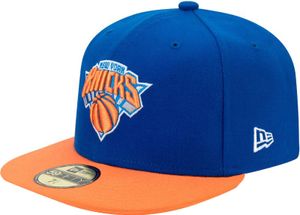 New Era 59 Fifty New York Knicks Blue / Orange 7 1/8