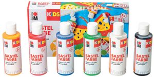 Marabu KiDS Bastelfarbe 80 ml 6er Set