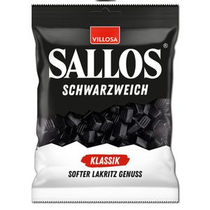 Sallos Schwarzweich Klassik Weichlakritz für Vegetarier geeignet 200g