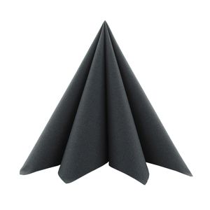 Sovie HORECA Serviette in Schwarz aus Softpoint 40 x 40 cm, 2-lagig, 50 Stück