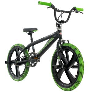 BMX Freestyle 20'' Crusher schwarz-grün KS Cycling