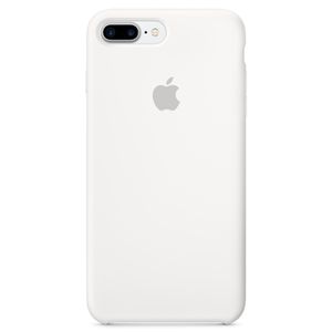 Apple iPhone 8 Plus, iPhone 7 Plus Hülle - Silikon - Soft Case,Backcover - Weiß