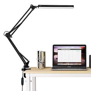 TolleTour LED stolní lampa stolní lampa stmívatelná lampa na čtení flexibilní kancelářská lampa 10W s otočným ramenem vhodná do kanceláře