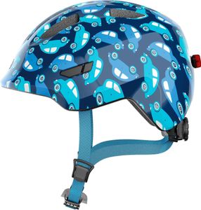 Abus Smiley 3.0 LED Blue Car S Dětská cyklistická helma