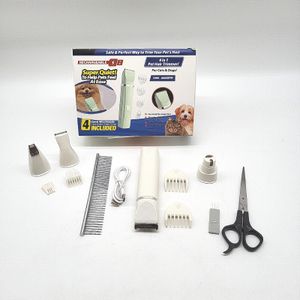 4 in 1 Hundeschermaschine Profi IPX7 Wasserdicht Pfotentrimmer Tierhaarschneidemaschine mit 4 Trimmerkopf Schermaschine Hund Katze Hunde Haarschneidemaschine für kleine Hunde Katzen Kaninchen