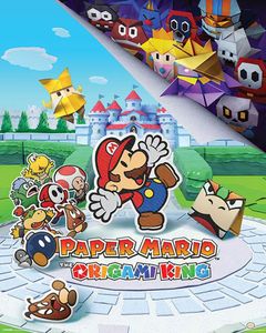 Paper Mario - The Origami King - Gamer Mini Poster Plakat Druck - Größe 40x50 cm