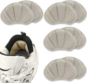 4 Paar Fersenpolster Anti-Slip Fersenhalter Fersenschutz Schuh Polster Fersenkissen Muschel Beige